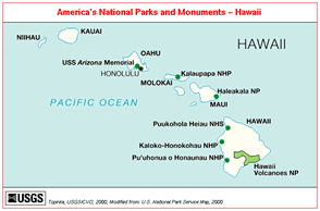 Klauea  and the Hawaiian islands